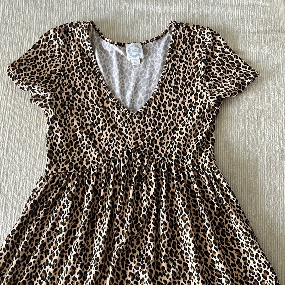 leopard print dress